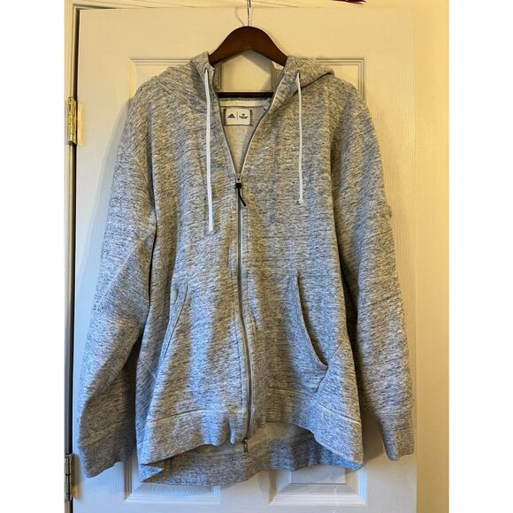 adidas x Reigning Champ Full Zip Hoodie Gray LIMITED RELEASE - Size 2XL